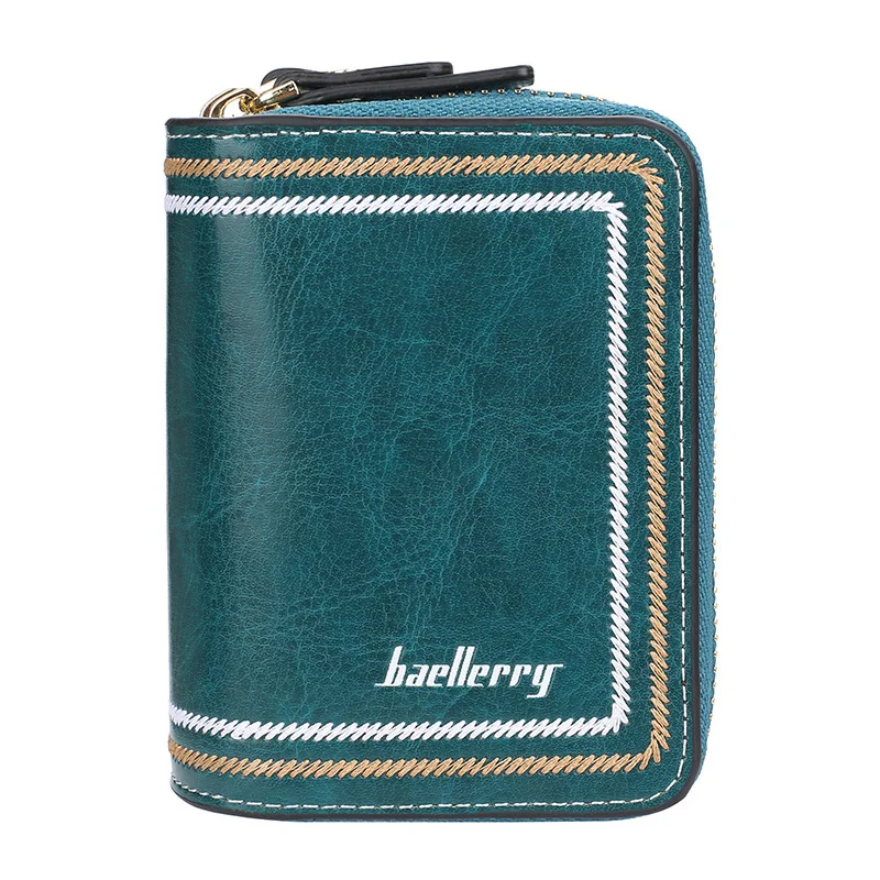 Новинка классический короткий кожаный женский кошелек с отделениями для карт на