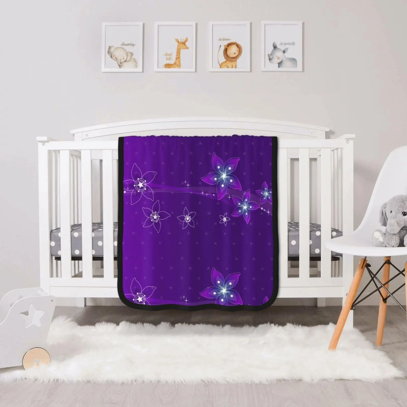 Double-sided Throw Blanket Fluffy Quilt Soft And Cozy Blanke