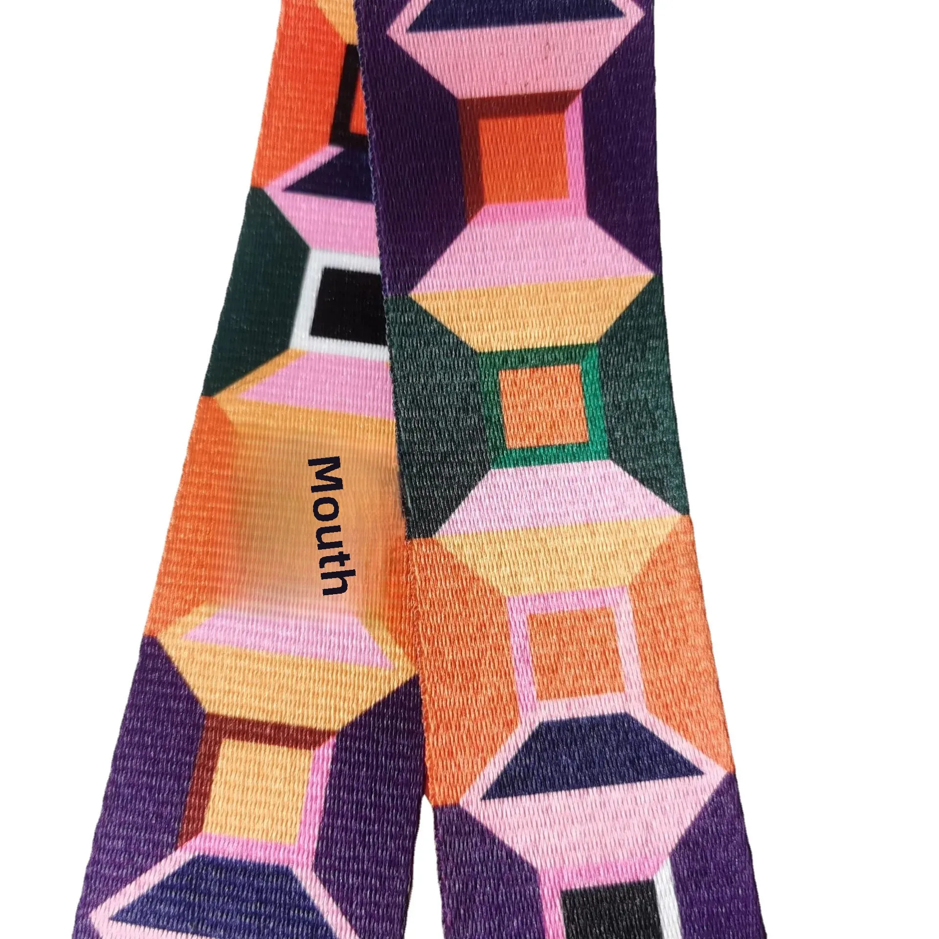 Цветной плетеный ремень с теплопередачей квадратный готовый к использованию