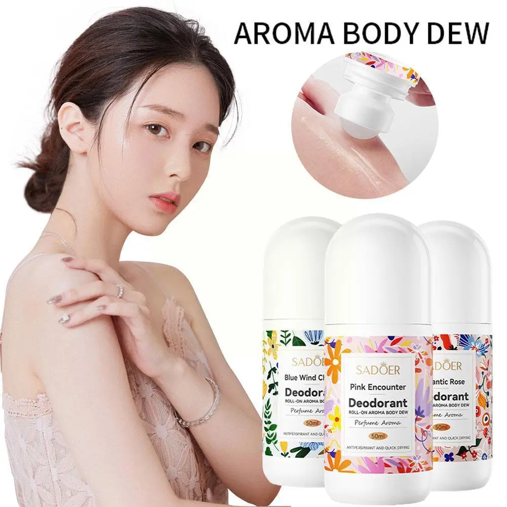 

1pc Pure Fruit Flower Aroma Fragrance Oil Rolling Beads Fragrant Long Lasting Underarm Odor Remover Rolling Beads For Summe K5D3