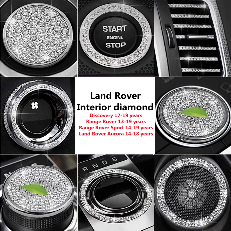 Рулевое колесо для Land Rover Discovery 3 LR3 04-09 Range Sport Evoque бриллиантовая внутренняя отделка