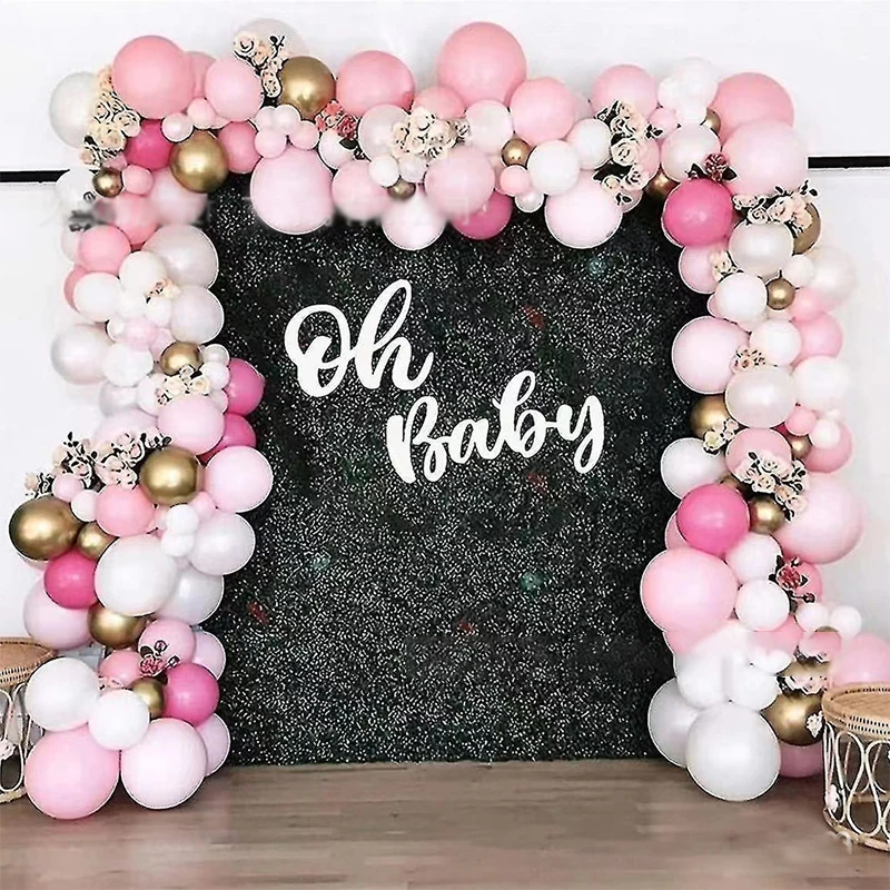 

Pink Balloon Chain Set Garland Arch Set Birthday Party Wedding Room Arrangement Latex Balloon Set Festavil Supplies