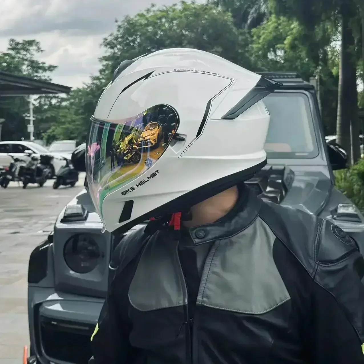 New Motorcycle Helmet Double Lens Full Face Long Color Cascos Para Moto Racing Off-Road Casco Motocross Capacete DOT