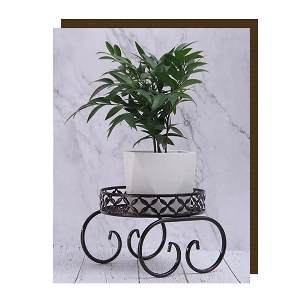 

Stand Indoor Metal Flower Pot Outdoor Shelf Rack Succulent Planter Holder Hangers Dolly Stands