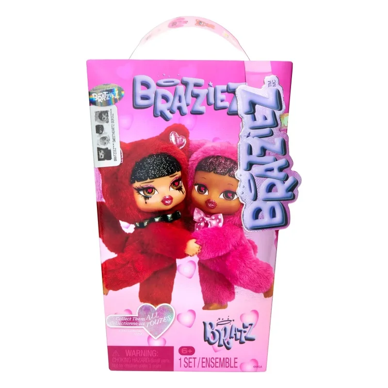 Фото Новая коллекционная плюшевая кукла-брелок Bratz Bratziez Iconz: набор игрушек-сюрпризов в таинственной коробке, подарки на день рождения №2
