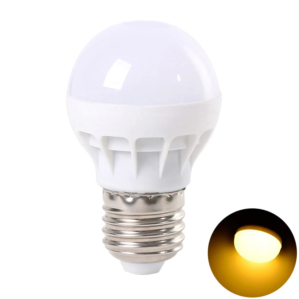 

LED Light Bulbs 20 Watt Replacement 3W Warm White Light E27 Base Non-Dimmable 200lm