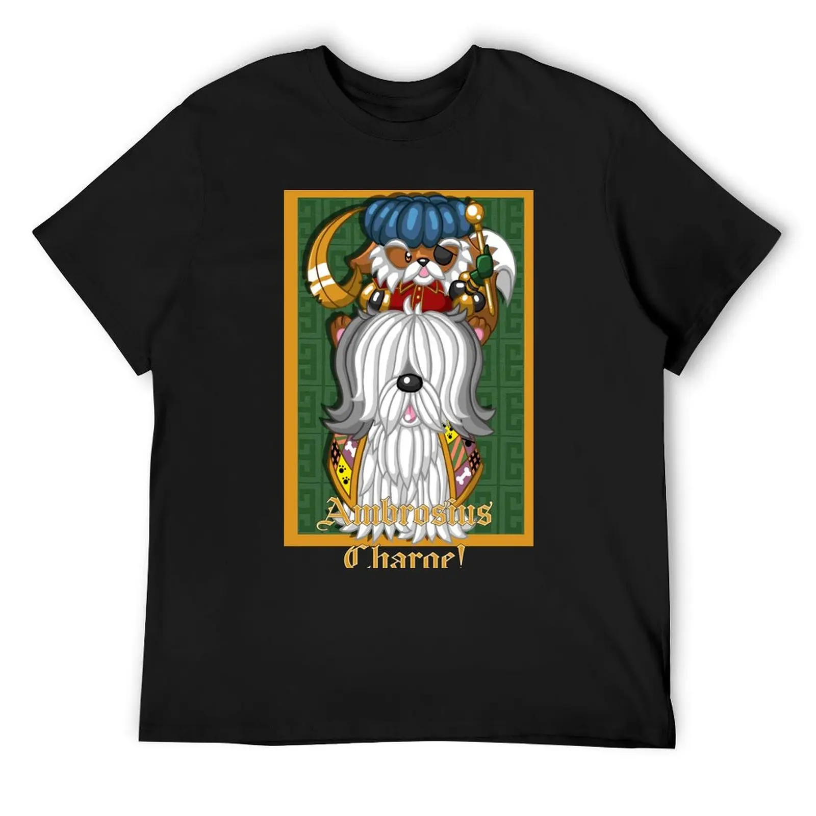 Сер Дидоymus Аммисис заряда! Футболка с аниме футболка большого размера