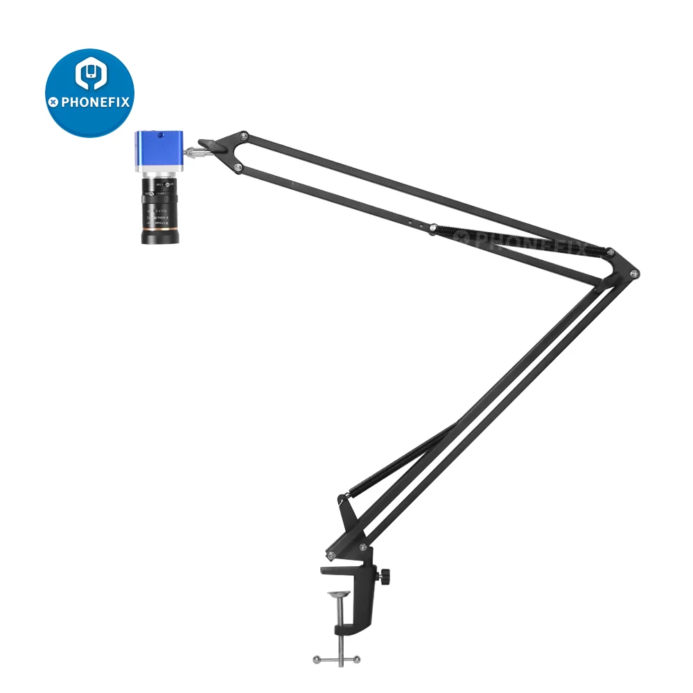 

Ultra HD 4K Industrial Camera CCTV Manual IRIS Zoom CS Mount Lens Cantilever Bracket for Microscope Digital Image Acquisition