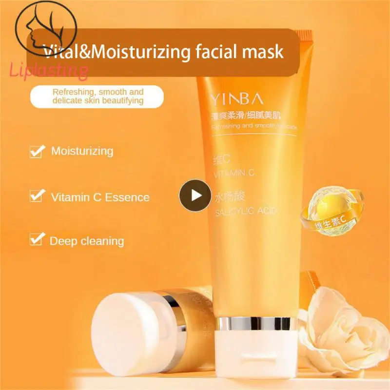 

Apply Mask Moisturizing Vitamin C Cleansing Mask Delicate Skin Hose Hydrating Mask Skin Care Products Facial Mask Paste