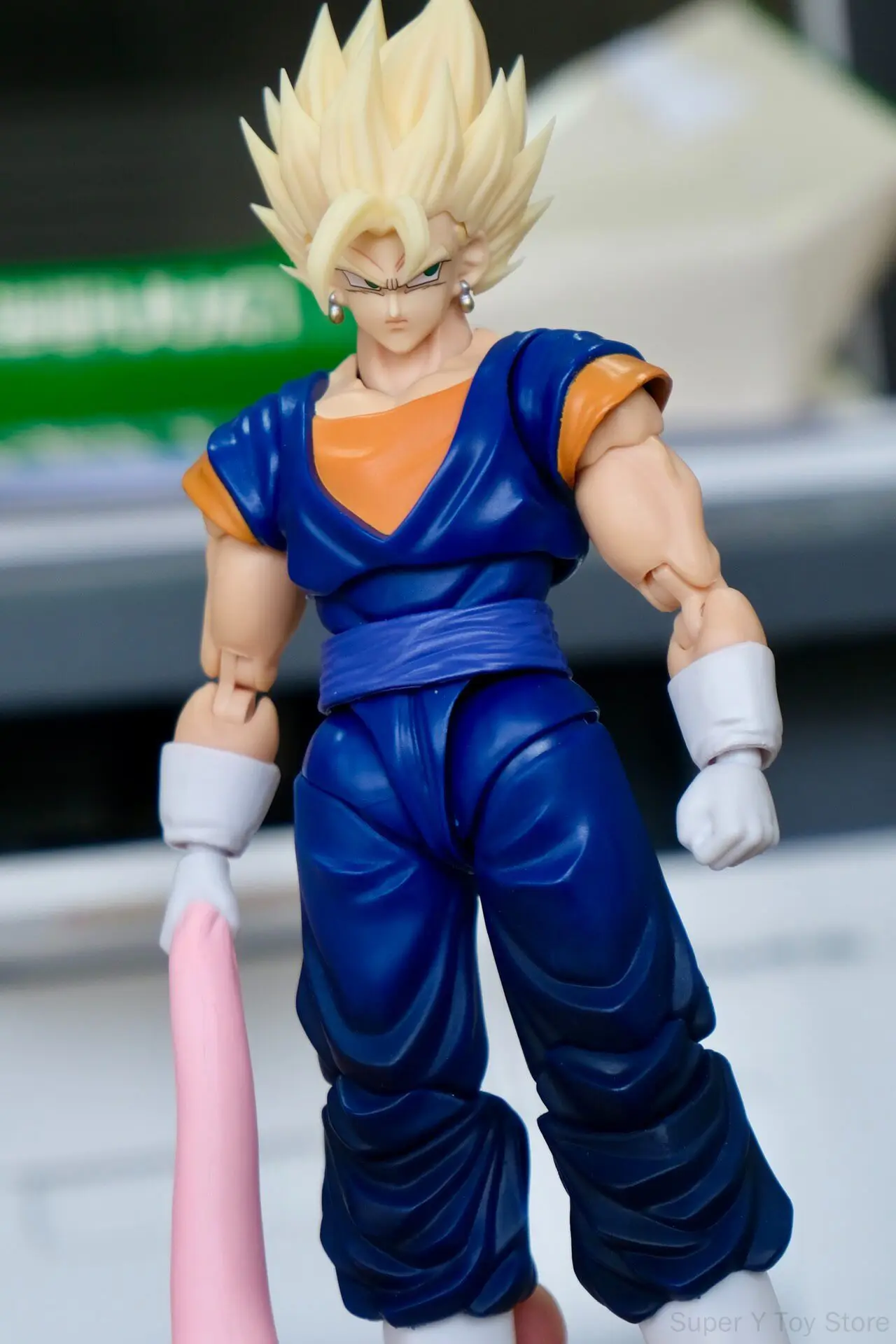 Фото Новая фигурка Вегито из Dragon Ball Z с волосами, совместимая с Bandai SHF2.0/3.0, комплект аксессуаров SHF, аниме-модель, головные скульптуры, коллекционные игрушки. №5