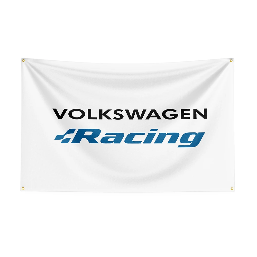 

90x150cm Volks Flag Polyester Printed Racing Car Banner For Decor1