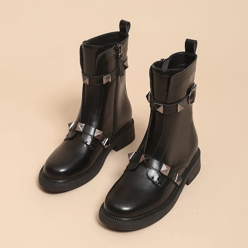 

Женские черные эластичные ботинки-носки, женские осенне-зимние короткие ботинки с квадратным носком, модные облегающие ботильоны без застежки, 2023