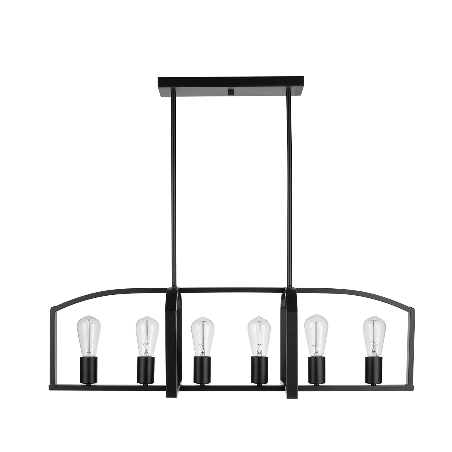 Marin 6-Light Dark Bronze Chandelier, 61053