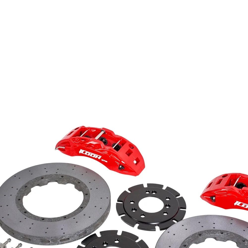 Фото Высококачественный комплект передних тормозных суппортов IC7 Carbon Ceramic Disc 380X32 с 6-поршневыми суппортами, подходит для BMW X6 X6 M (E71) 2008-2015 гг. №3