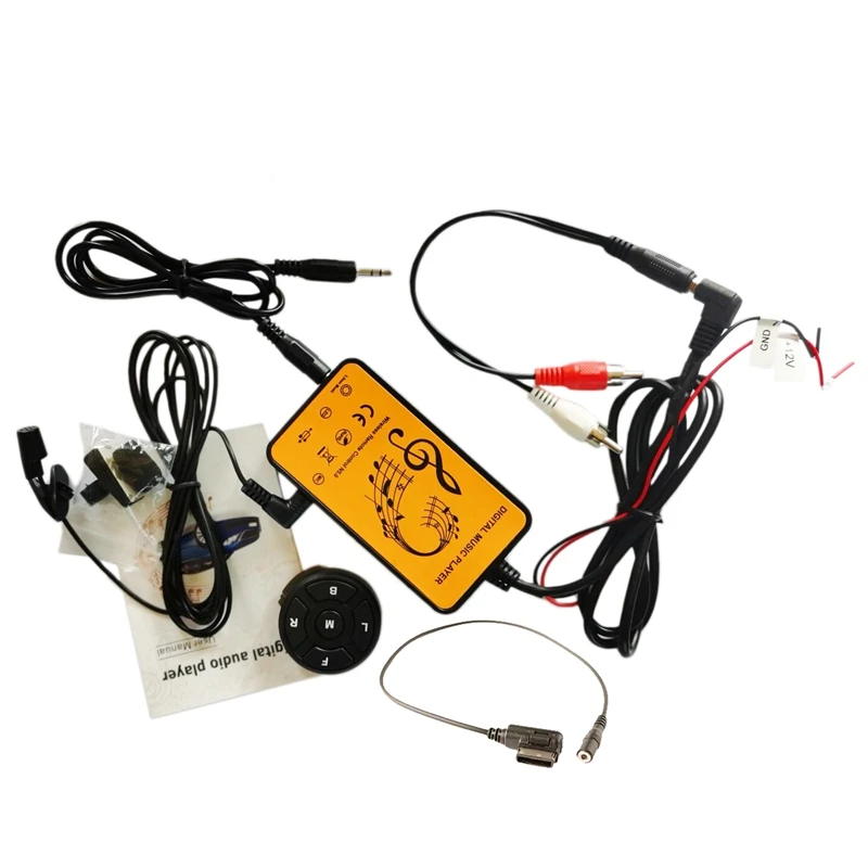 

HTHL-Car Audio Modified Bluetooth Wireless Audio RCA Connected To The Original Car Audio Digital Disc Box Decoder+Audio Cable