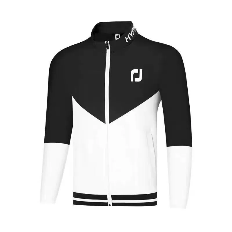 

2023 Autumn and Winter New Golf Men's Outdoor Casual Long Sleeve Top Windproof Jacket Coat Men's Golf Jersey