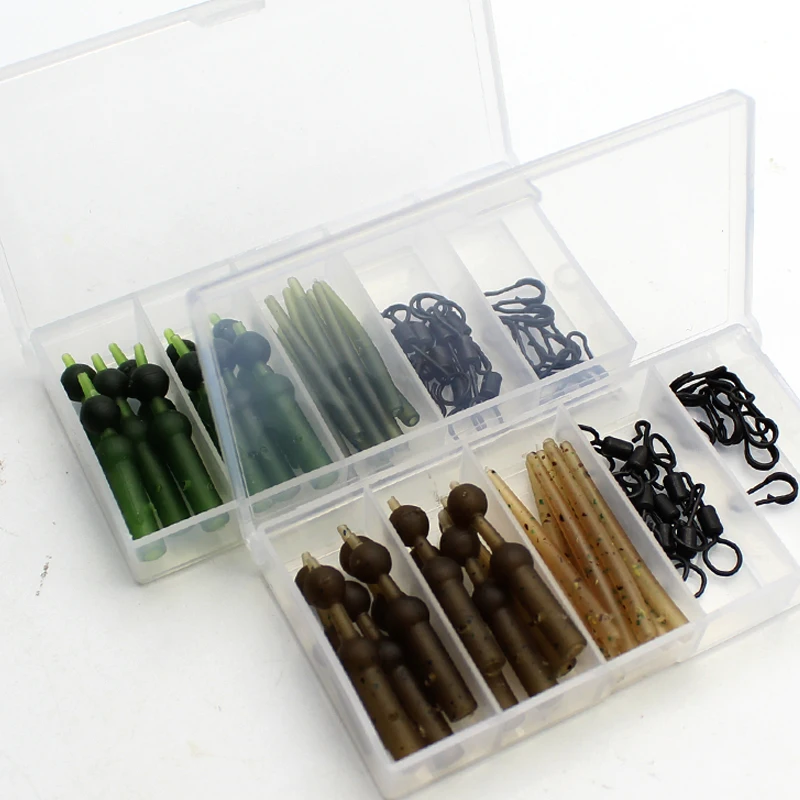 

Carp Fishing Anti Tangle Sleeve Accessories Helicopter Rig Tubing Hook Swivel Connector Sleeve for Carp Rig Tackle Material