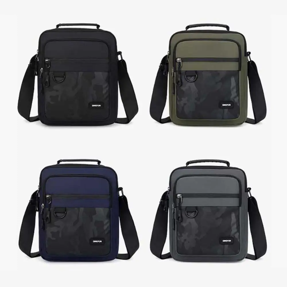 Сумка-мессенджер Мужская водонепроницаемая портфель на плечо из ткани Оксфорд