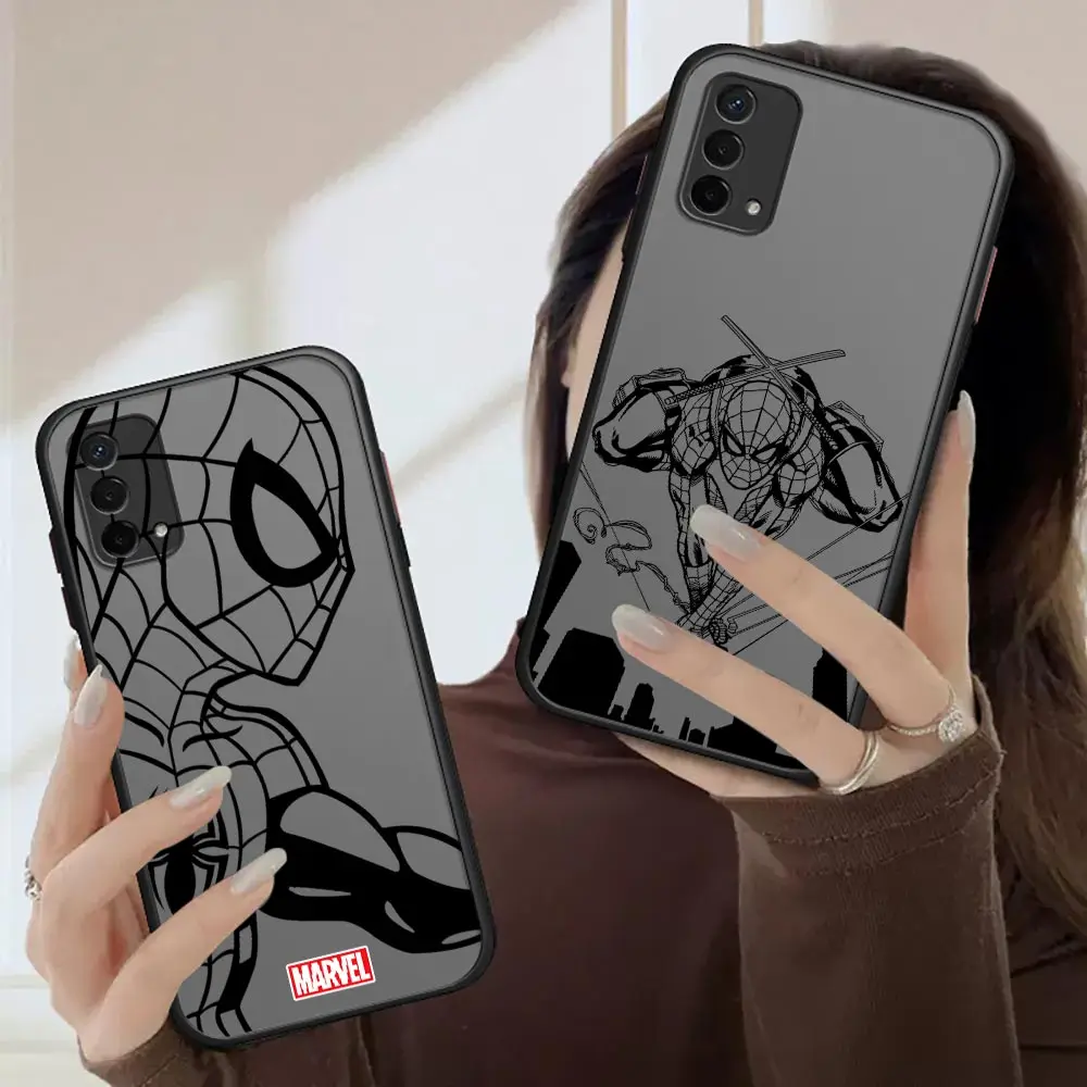 

Чехол для комиксов Marvel Hero Человек-паук для OPPO A94 A93 A92 A92S A91 A83 A74 A73 A72 A71 A59 A57 A55 A54 A53 A39 A37 A31 2020