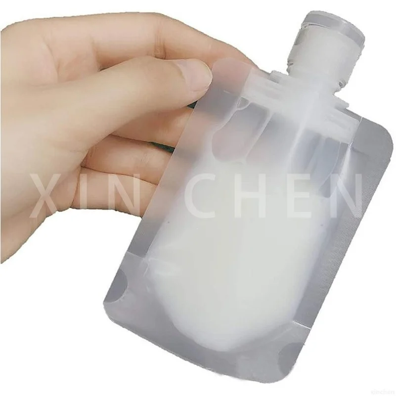 

50pcs Shampoo Makeup Fluid Sub Bottle Packaging bag Portable Travel Dispenser sub Bottle Cosmetic Filling Bag 30ml 50ml 100ml