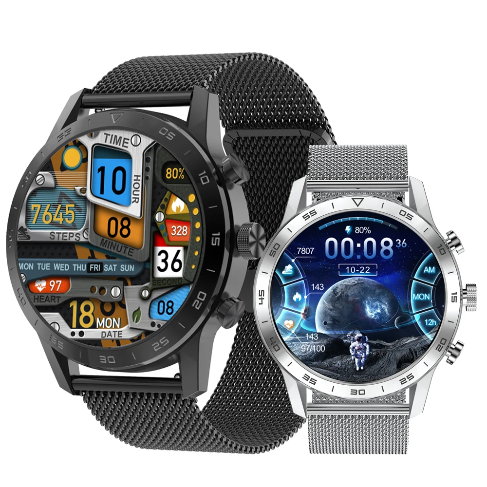 

KK70 454*454 HD Screen Men Smart Watch Custom Dial Call Watch ECG Wireless Charging DT70 IP68 Waterproof Smartwatch Men
