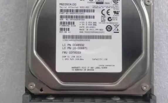 Для жесткого диска MG03SCA100 03T8333 1T SAS 3 5 7 2 K RD430 RD640 TD350