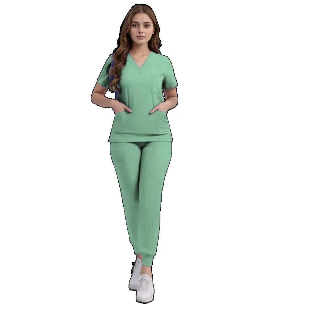 Хирургическая униформа женский набор скрабов медицинские аксессуары спецодежда