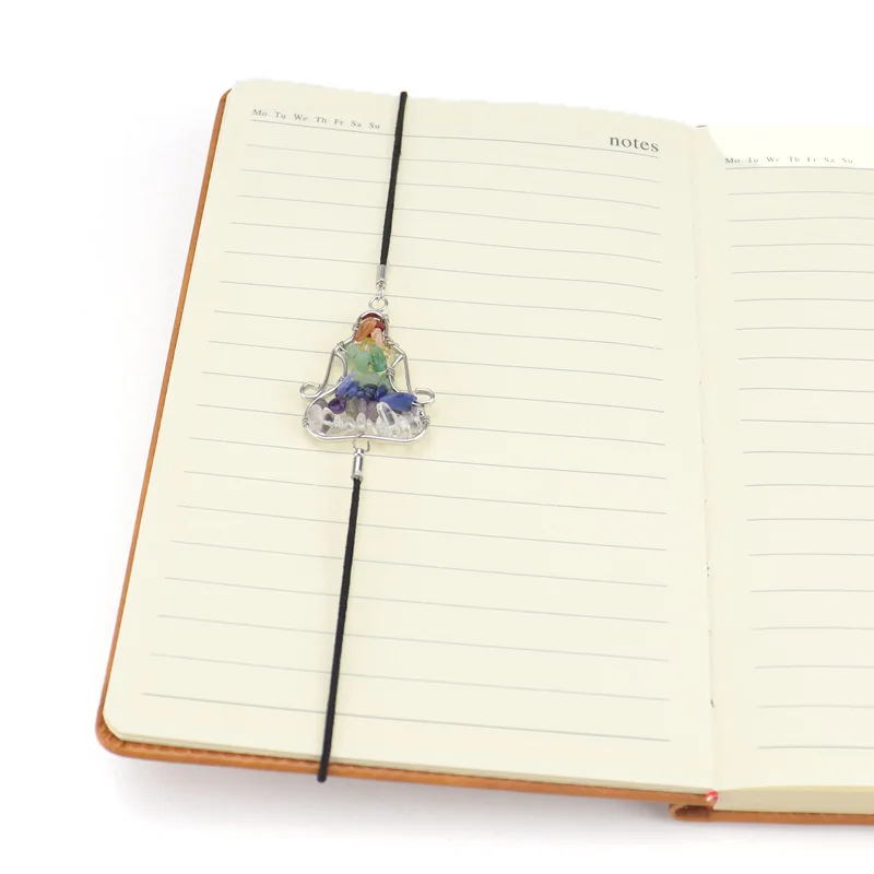 Здоровый натуральный минеральный кристалл рейки йоги Древо жизни Закладка