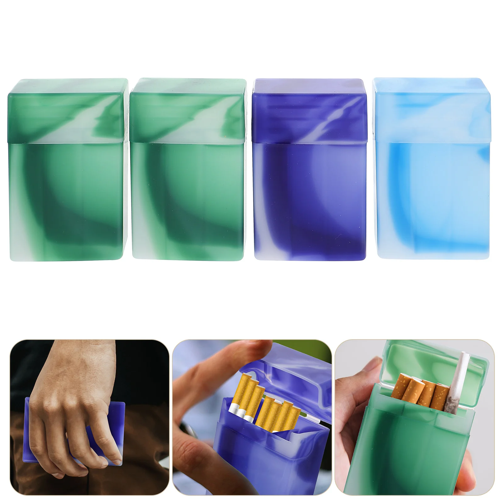 

Футляр для сигарет, дорожный держатель для сигар, уличный портативный органайзер для сигарет, многоразовый, подарок, вечеринка, день рожден...