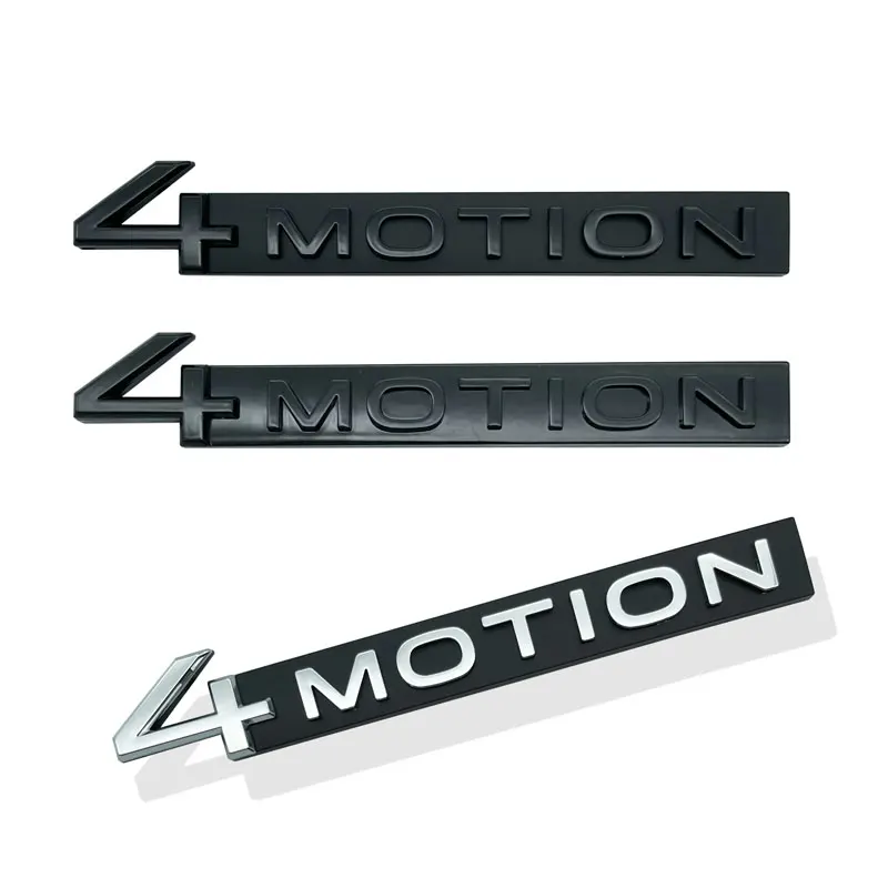 3D ABS задний бампер багажник 4 Движения Эмблема письмо Логотип Наклейка для Golf Polo Passat Jetta PASSAT Touareg автомобильный стиль