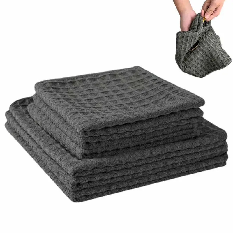 

Тряпки для мытья посуды многоразовые утолщенные ручные полотенца для кухни 5 шт. тряпки для очистки кухонная тряпка для мытья посуды для удаления мусора