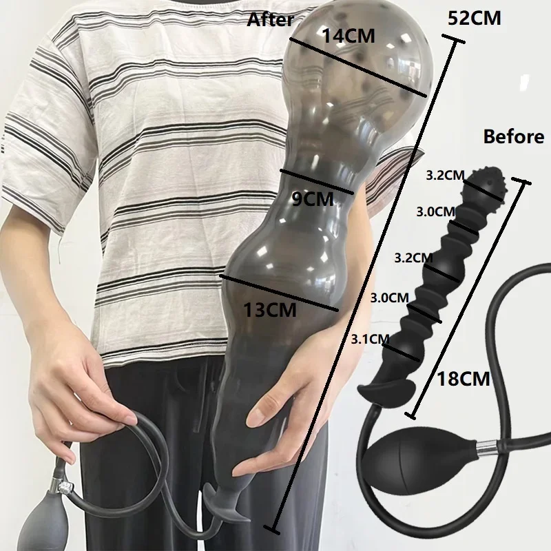 Силиконовый надутый фаллоимитатор для взрослых секс женщин/мужчин расширитель