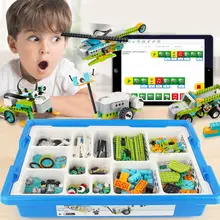 WeDo 2.0 교육 기능 부품 호환 45300 코어 세트 빌딩 블록, DIY 장난감, 크리스마스 선물
