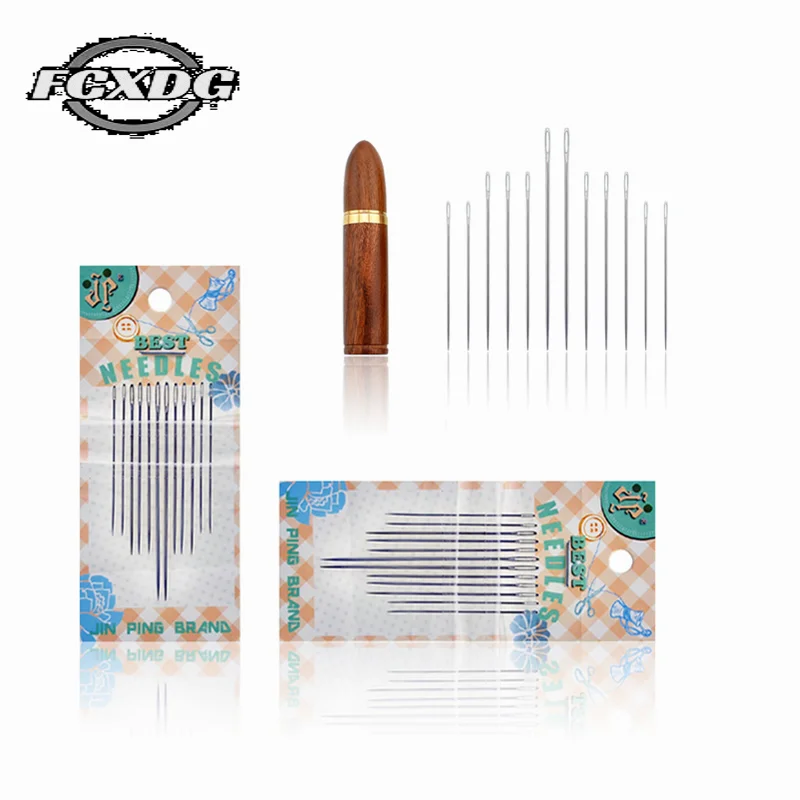 

Portable Travel Sewing Needle Set High Quality Stainless Steel Hand Sewing Needles Sewing Tools Household Self Threading Needles
