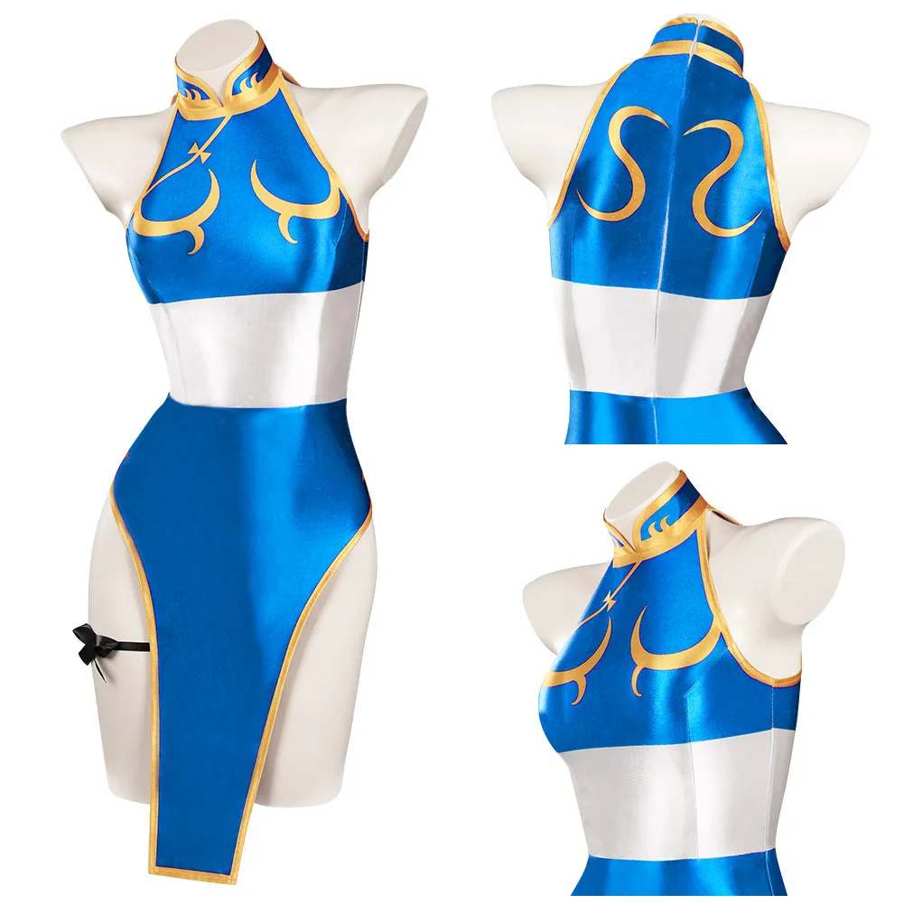 Сексуальный купальник Chun-Li костюм для косплея платье купальники наряды