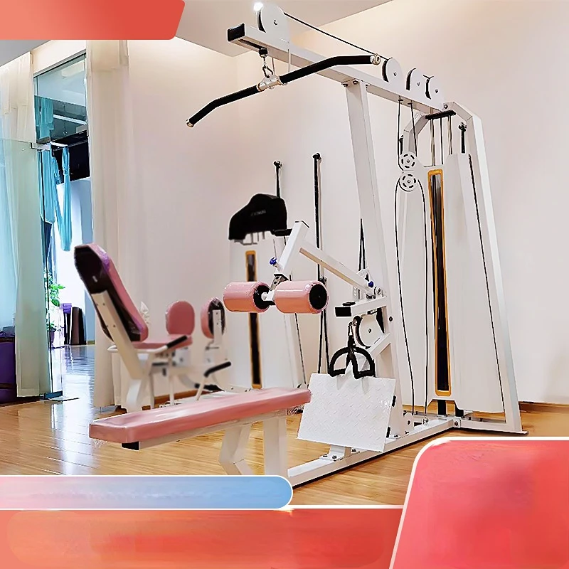 

High and Low Pull All-in-One Machine Sitting Rowing Pull Back Training Equipment Back Multi-Functional Equipment Gym