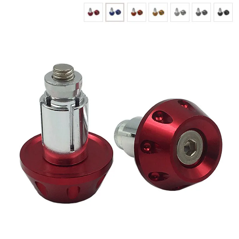 

Universal Motorbike Handlebar Counterweight Plug Motorcycle Handlebar End Cap Plug Metal Bicycle Scooter Modified Accessories