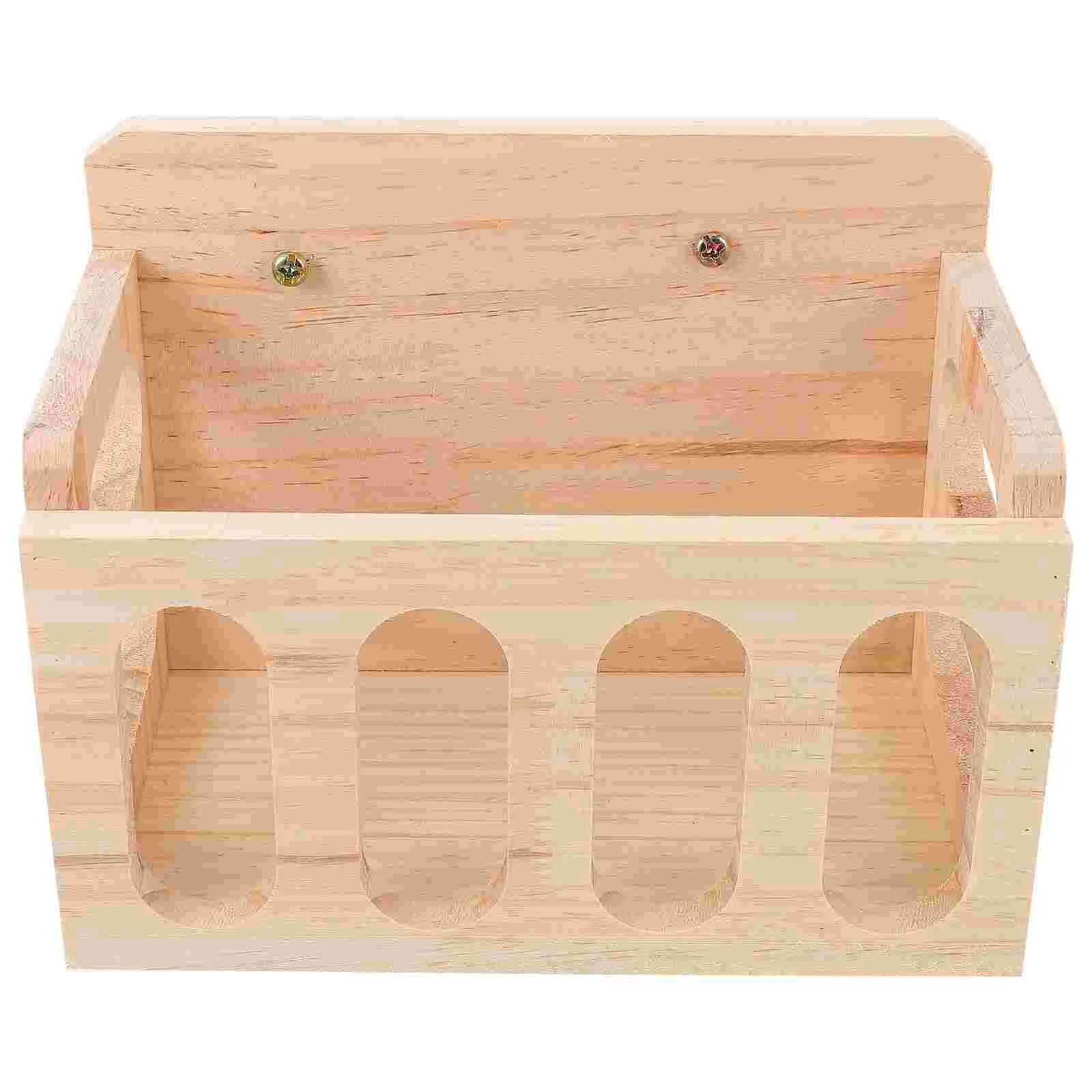 

Rabbit Grass Stand Cage Food Container Wood Bunny Hay Feeder Small Animal Rack Pet Supplies