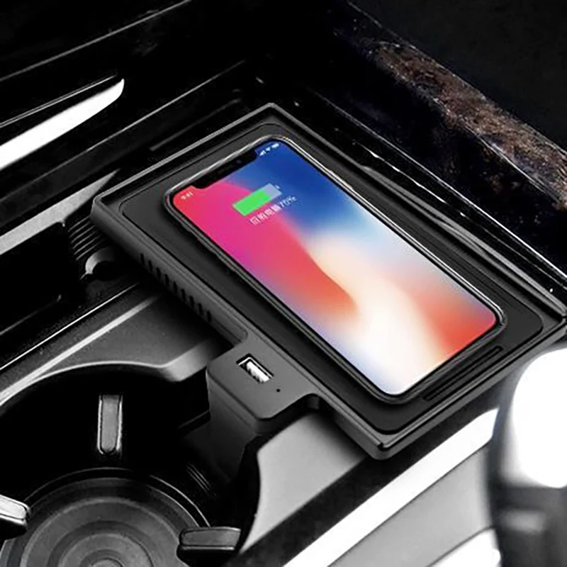 15 Вт автомобильное беспроводное зарядное устройство QI, зарядное устройство для телефона, быстрое зарядное устройство, держатель для зарядки для BMW X5 F15 X6 F16 X5M F85 X6M F86, аксессуары