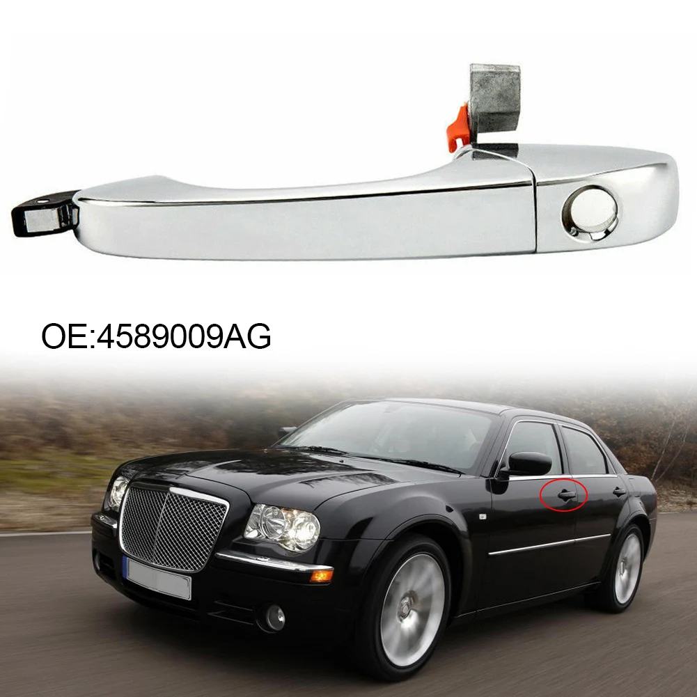 

Handle Exterior Door Handle Car Accessories Chrome Silver Door Handle Exterior Door Handle For Chrysler 05-10 Easy Installation
