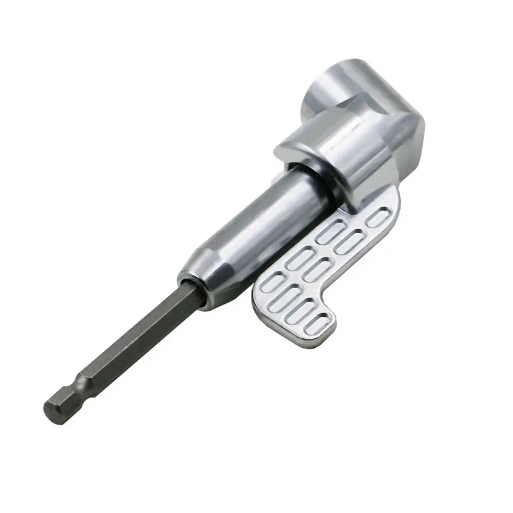 

Professional 105 Degree Adjustable Right Angle Drilling Corner Screwdriver Quick Change Extension Hex Shank 1/4" Hex Socket tool