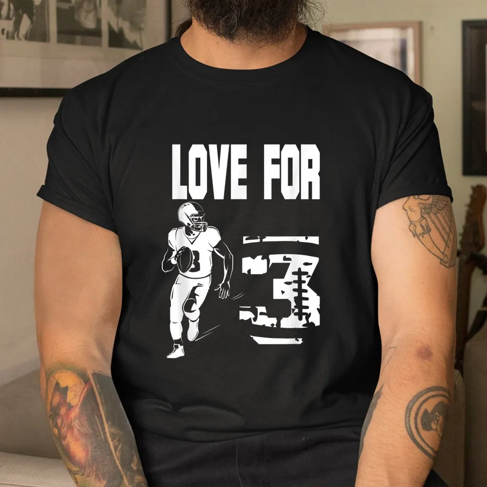 Мужская футболка с принтом Love For 3 Pray Damar