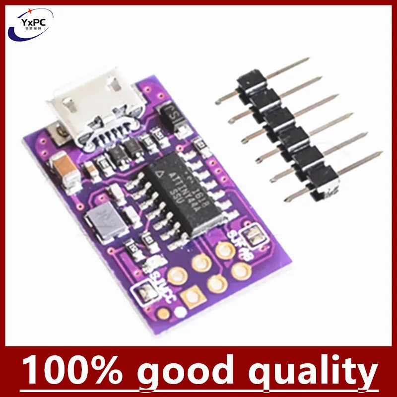 

ATtiny44 5V Micro USB Tiny AVR ISP USBTinyISP Programmer Module For Arduino Bootloader ISP Microcontroller ATTiny45 ATTiny85