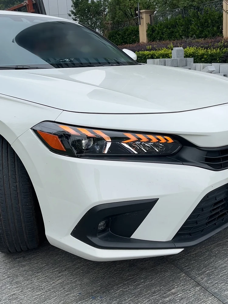 Фары головного света для 11 поколения Honda Civic 2022-2023 стартовая анимация фары со