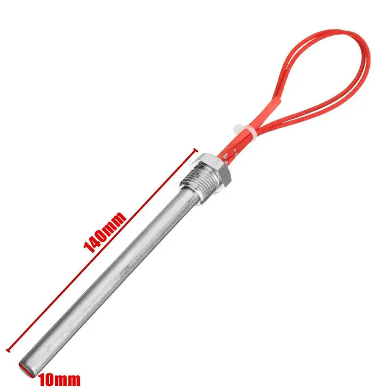 

10*140mm 300W 220V Stainless Steel Igniter Hot Rod Fireplace Pellet Stove Part Wood Pellet Heating Tube For Bbq Grill Stove Part