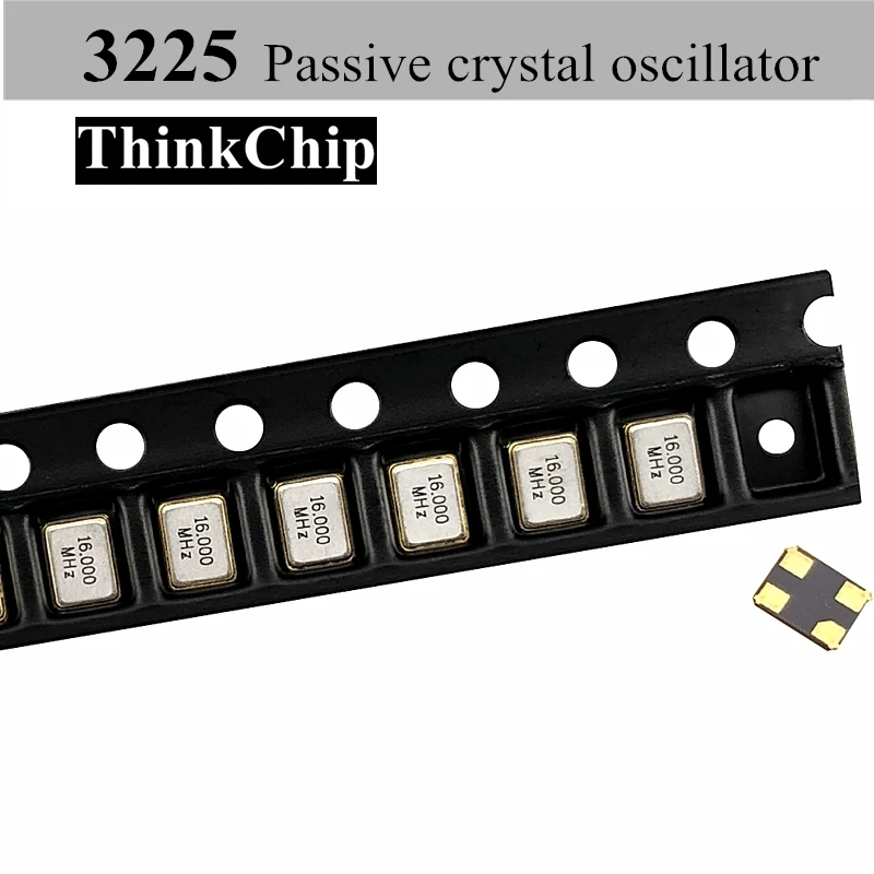 

(50Pcs) 3225 Passive crystal oscillator SMD series kits 3.2*2.5mm 12MHZ 16MHZ 20MHZ 24MHZ 25MHZ 26MHZ 27MHZ 30MHZ 32MHZ 40MHZ