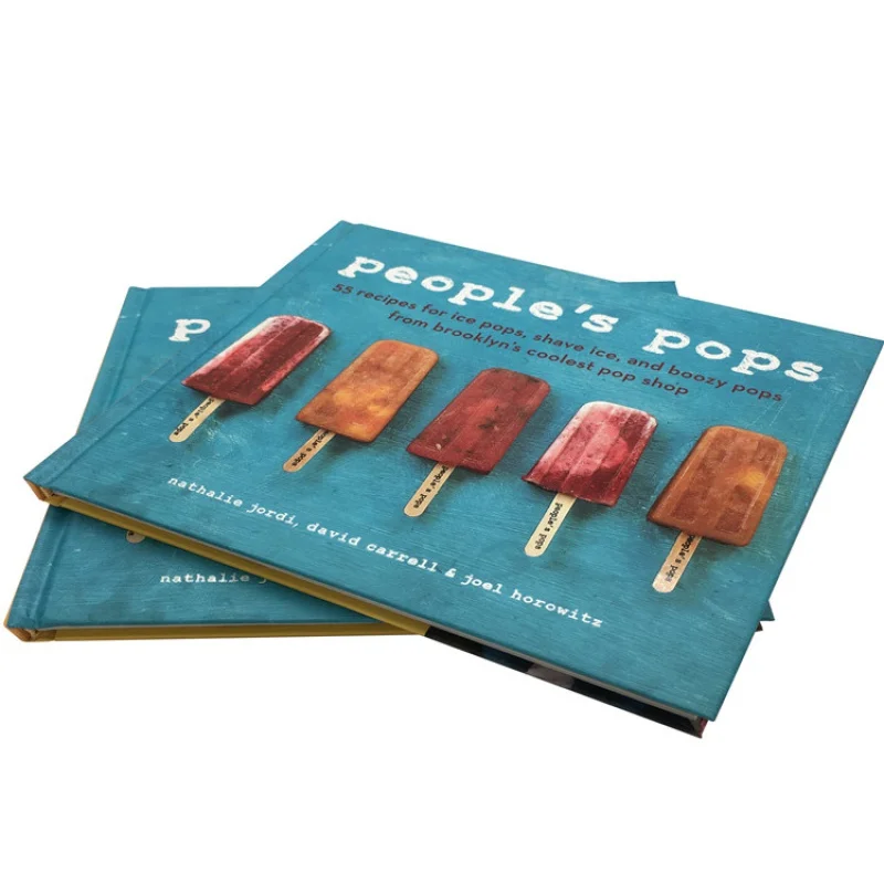 

Book Printing Hardcover Custom Cookbook Recipe Full Color Printing