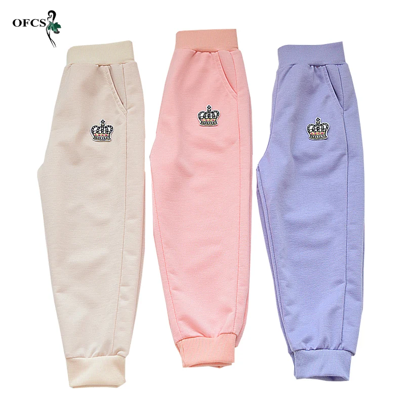 

Hot Sale Fashion Children's Clothes Four Seasons Girls Enfant Garcon Trousers 2-10Year Kids Wear Loose Casual Cotton Harem Pants