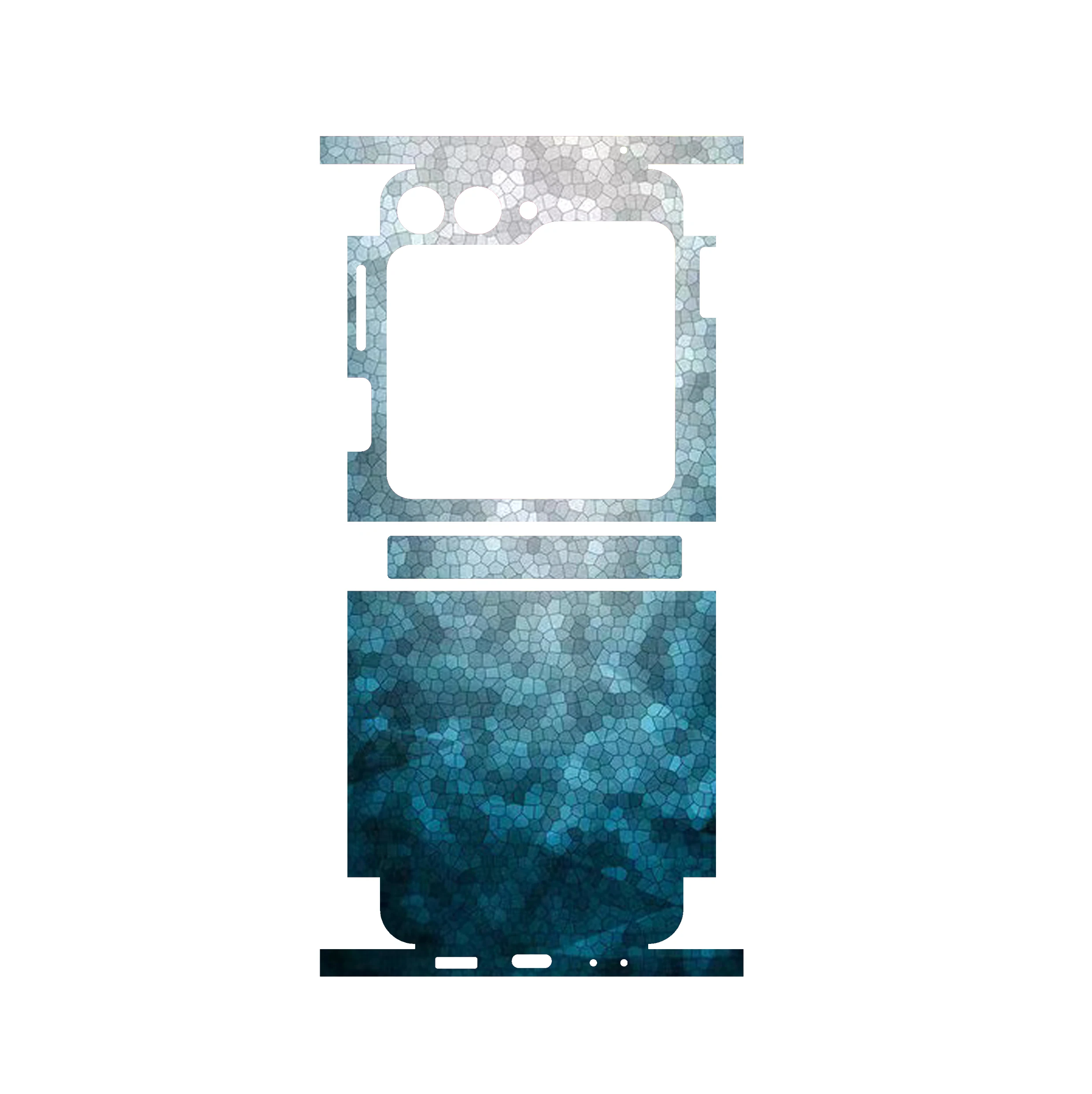 Пленка с полным покрытием 3м для Samsung Z Flip6 5 4 3 наклейка на заднюю крышку защитная