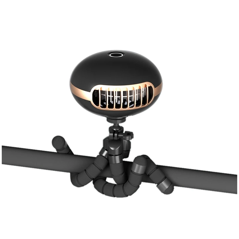

Stroller Fan Rechargeable Portable Fan Mini Handheld With Flexible Tripod, Personal Fan Jellyfish Shape Design